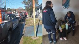 Bomberos, Emergencias Lomas, Defensa Civil y la Policía trabajaron en el lugar.