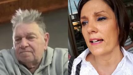 Juan Vázquez y su hija Andrea, quien denunció al médico Pablo Ghisoni.