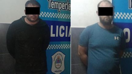 Ambos trataron de escapar de la policía en un auto robado.