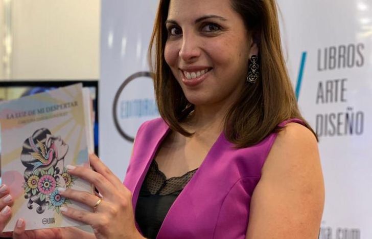 Carolina presentó su escrito en la Feria del Libro 2023 y en el Museo Americanista.