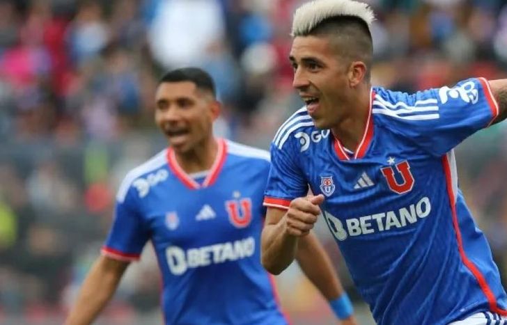 Leandro Fernández, en la U de Chile.