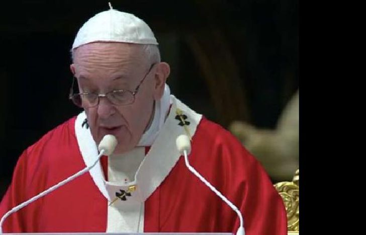 su discurso estuvo basado en la pandemia que sufre el mundo.