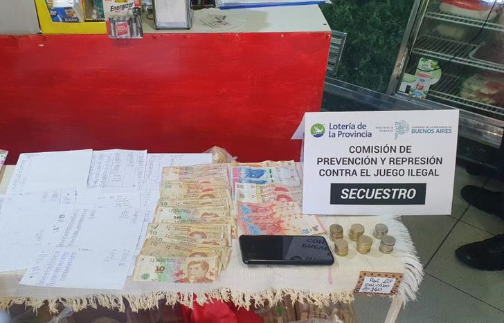 Lo incautado.