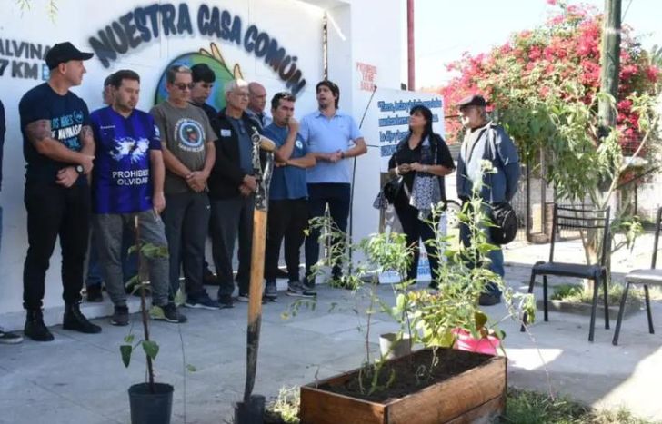 Un basural que se transformó en un espacio verde.