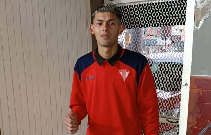Enzo, el jugador de Los Andes baleado.