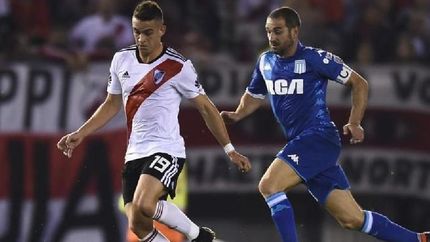 Rafael Borré y Licha López, los goleadores de River y Racing para una nueva edición del clásico.