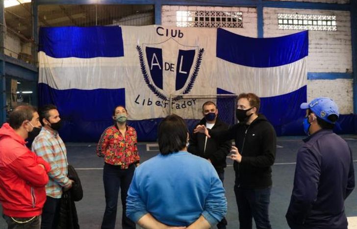 Un grupo de funcionarios visitó el club en los últimos días.