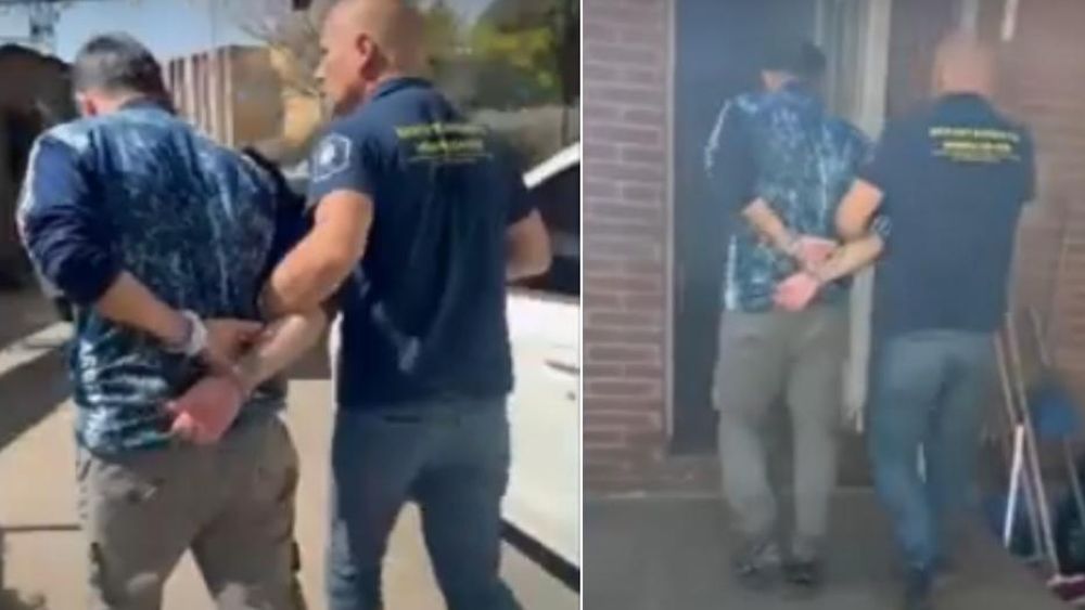 El imputado fue apresado en Virrey del Pino.