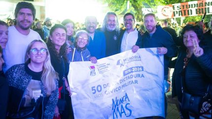 El intendente de Lomas de Zamora, Federico Otermín, estuvo presente en una jornada colmada de memoria y reflexión.