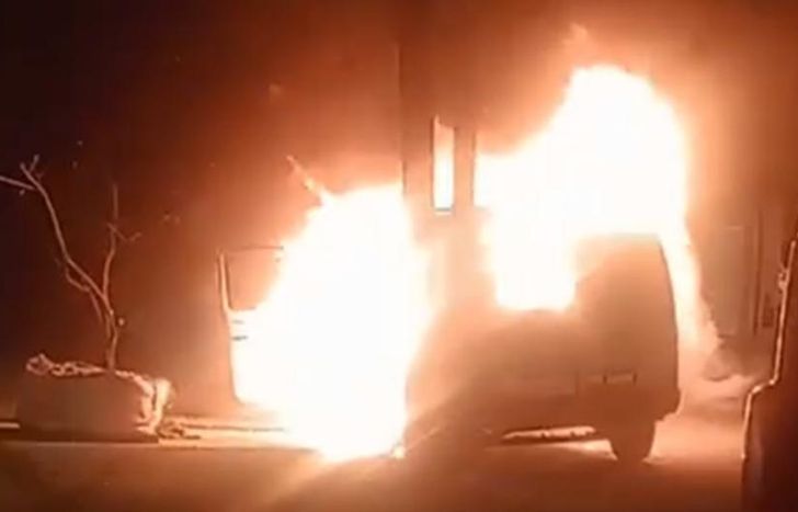 El incendio asustó a los vecinos.