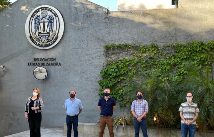 La nueva junta directiva, con Diego Hollmann como Presidente.