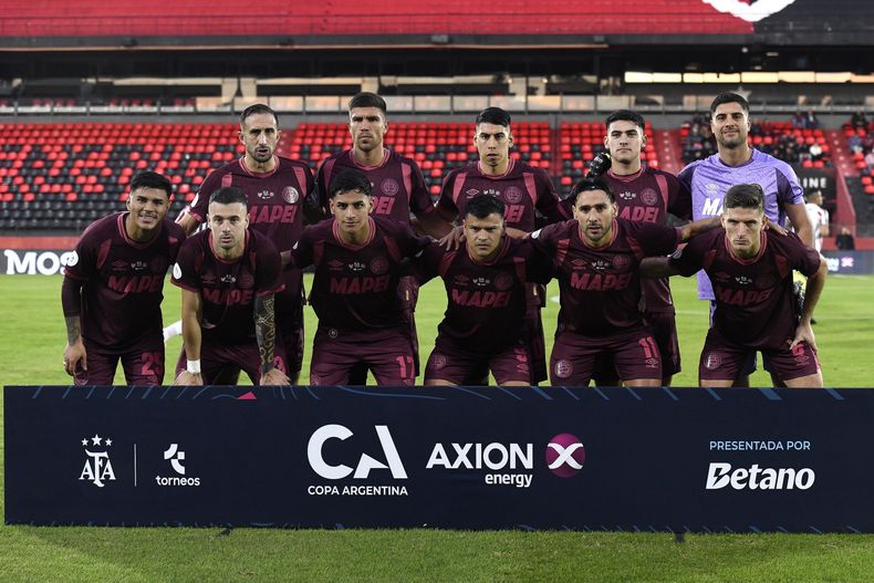 El once de Lanús que quedó eliminado de la Copa Argentina.