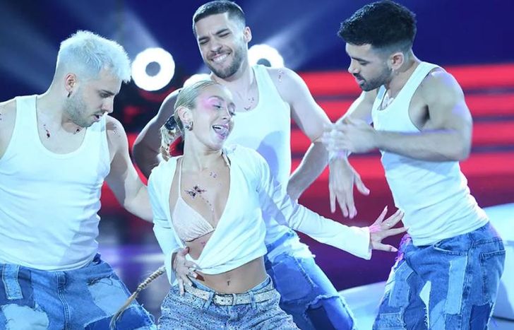 Tuli Acosta, en el Bailando 2023.