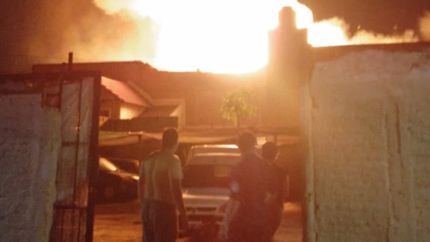 El incendio fue el viernes.