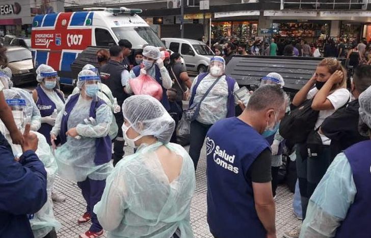 Decenas de trabajadores participaron.