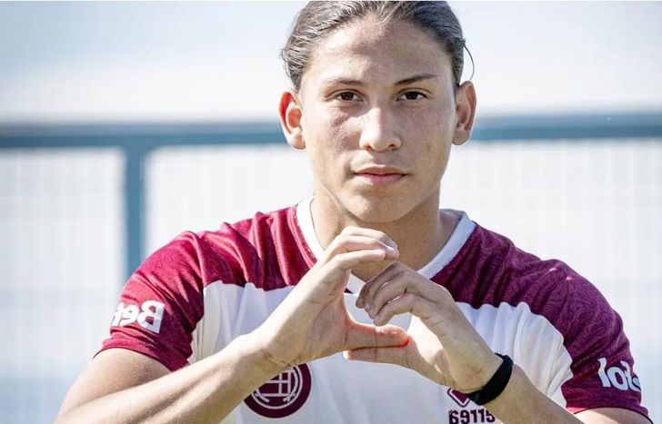 Alexis Duarte, la nueva promesa goleadora de Lanús.