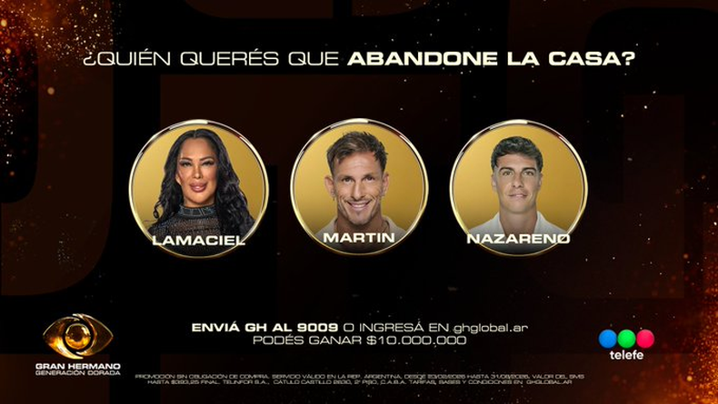 La placa de Gran Hermano Generación Dorada. 