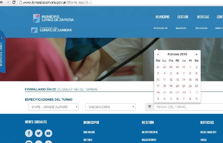 las dosis se aplican los sábados.