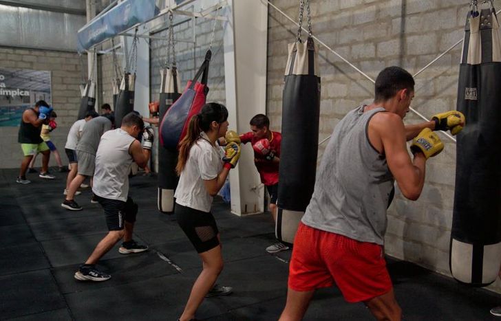 El gimnasio tiene más de 400 metros cuadrados.