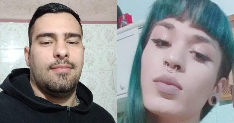 Emanuel Bugallo y su novia Tina Mosna, quien fue hallada culpable de su asesinato.