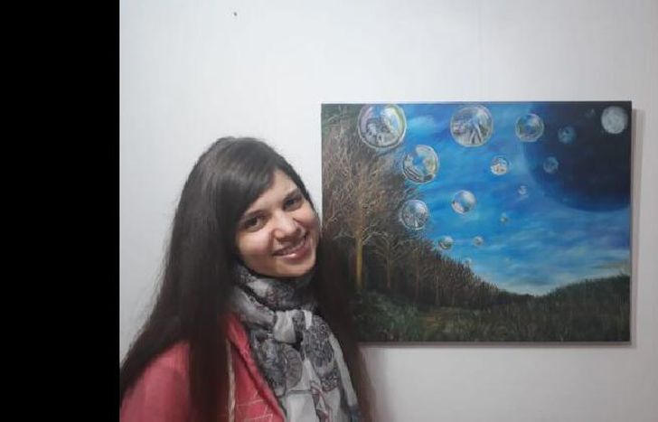 Una de las obras de Nicole.