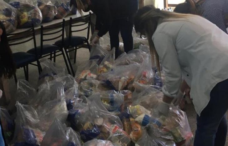 Durante toda la pandemia entregaron alimentos.