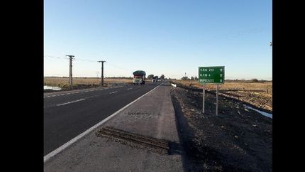 asi quedo el camino de las latas, tras las obras de repavimentacion