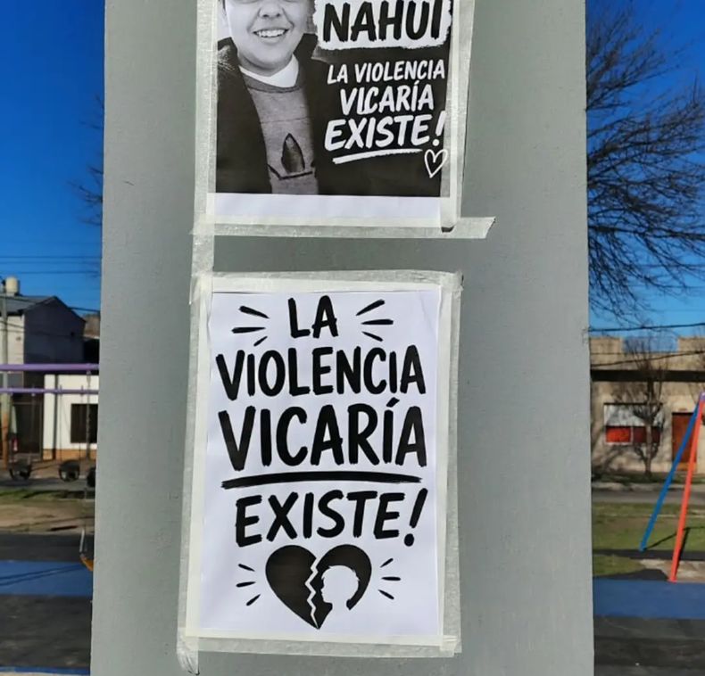 Reclamo contra la violencia vicaria.