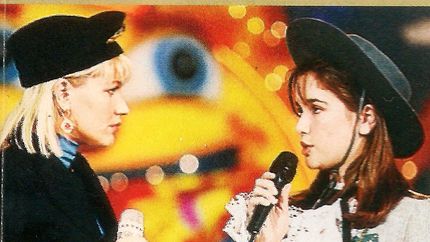 Xuxa y Natalia Oreiro, en los 90. Xuxa y Natalia Oreiro, en los 90.