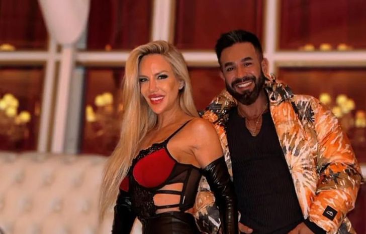 Luciana y su querido amigo.