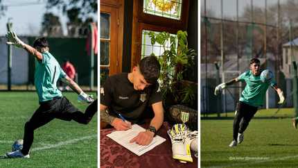 Es arquero en Banfield, entrena para llegar a lo más alto y quiere inspirar a los más jóvenes a través de su historia personal.