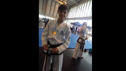 nahuel de vita, la ilusion del defe en el mundial de taekwondo