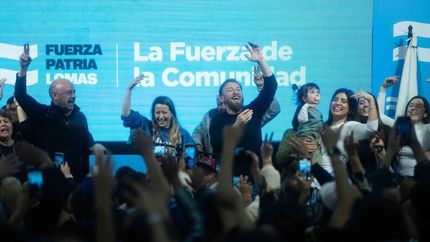 Federico Otermín, Daniela Vilar y Sol Tischik, desde el PJ local.