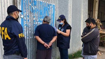 Cuando lo detuvieron.