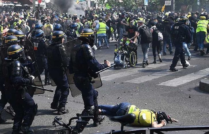 Los Chalecos Amarillos volvieron a las calles de Francia.