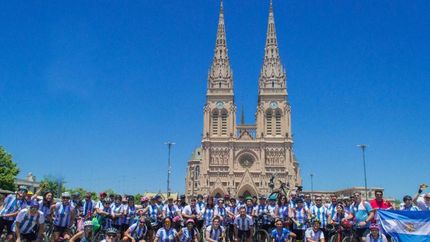 Será el octavo año que Chespy fomenta la peregrinación a Luján en bicicleta.