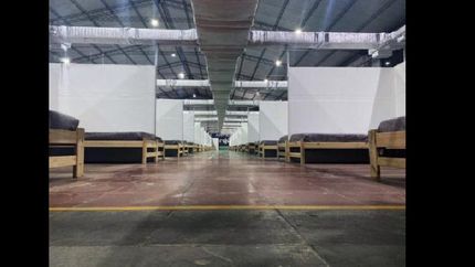 ya está todo preparado en el predio para recibir pacientes con síntomas leves.