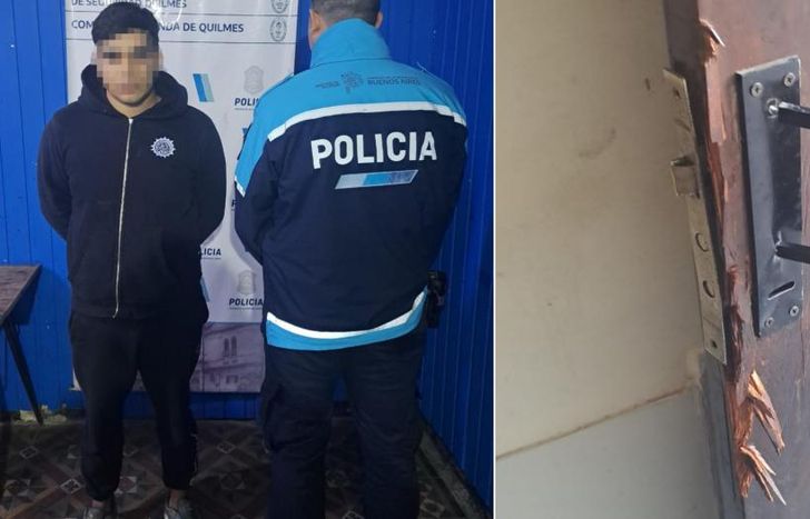 El presunto delincuente apresado tiene 27 años.