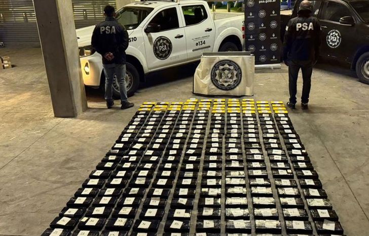 Incautaron una gran cantidad de cocaína.