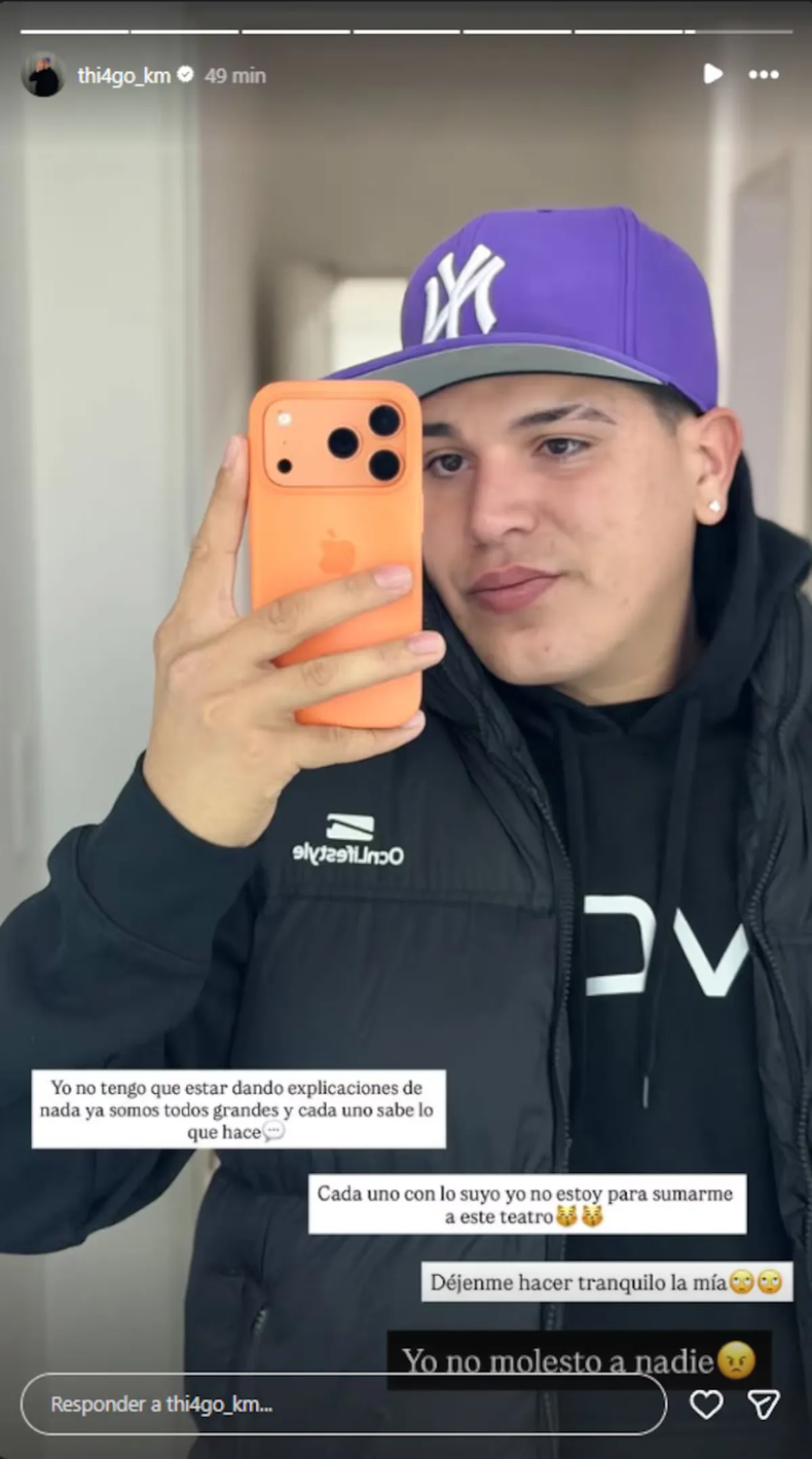 La publicación de Thiago Medina. 