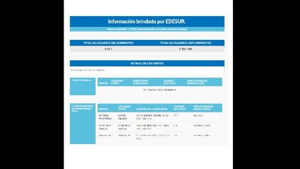 mas de 1.700 hogares no tuvieron luz durante varias horas en esteban echeverria