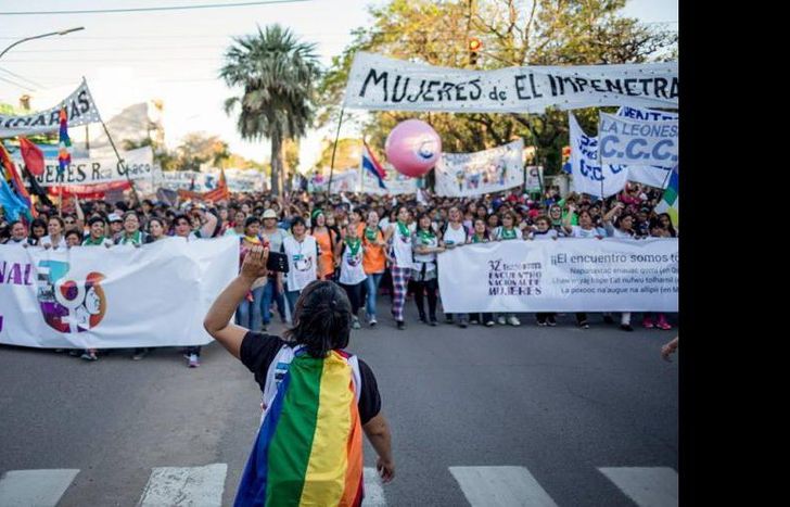Miles de mujeres llegaban a Trelew por estas horas para participar del encuentro.