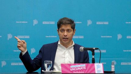 Estamos cerca de la vacunación completa, planteó Kicillof.