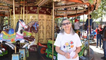 La calesita, un símbolo de los barrios. La calesita, un símbolo de los barrios.
