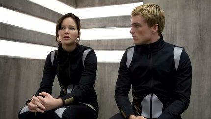 Jennifer Lawrence y Josh Hutcherson.&nbsp;