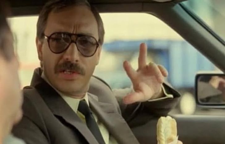 Luis Brandoni, en la cásica escena de Esperando la Carroza.&nbsp;