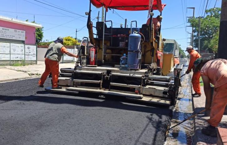 Repavimentación de la Avenida Seguí.