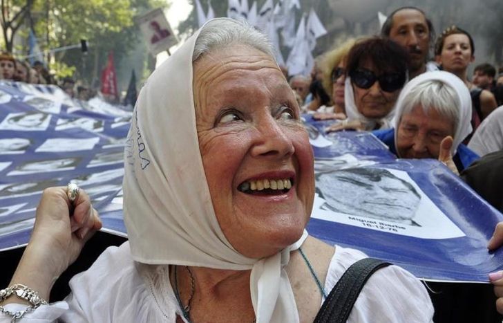 Norita, en plena lucha.