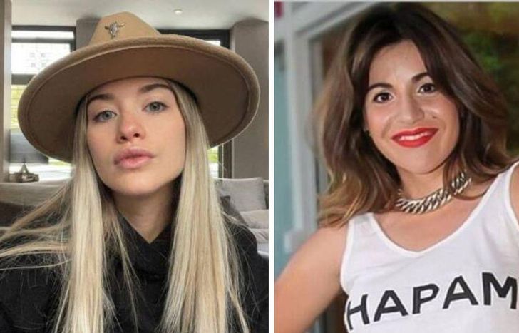 Sofía Calzetti y Gianinna Maradona.