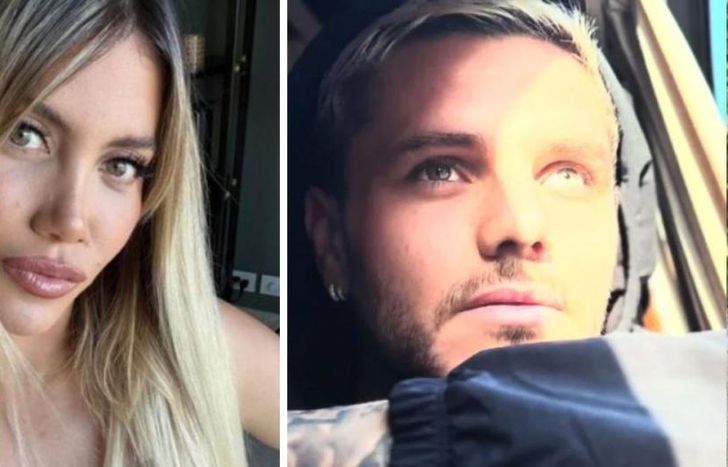 Wanda Nara y Mauro Icardi, enfrentados.